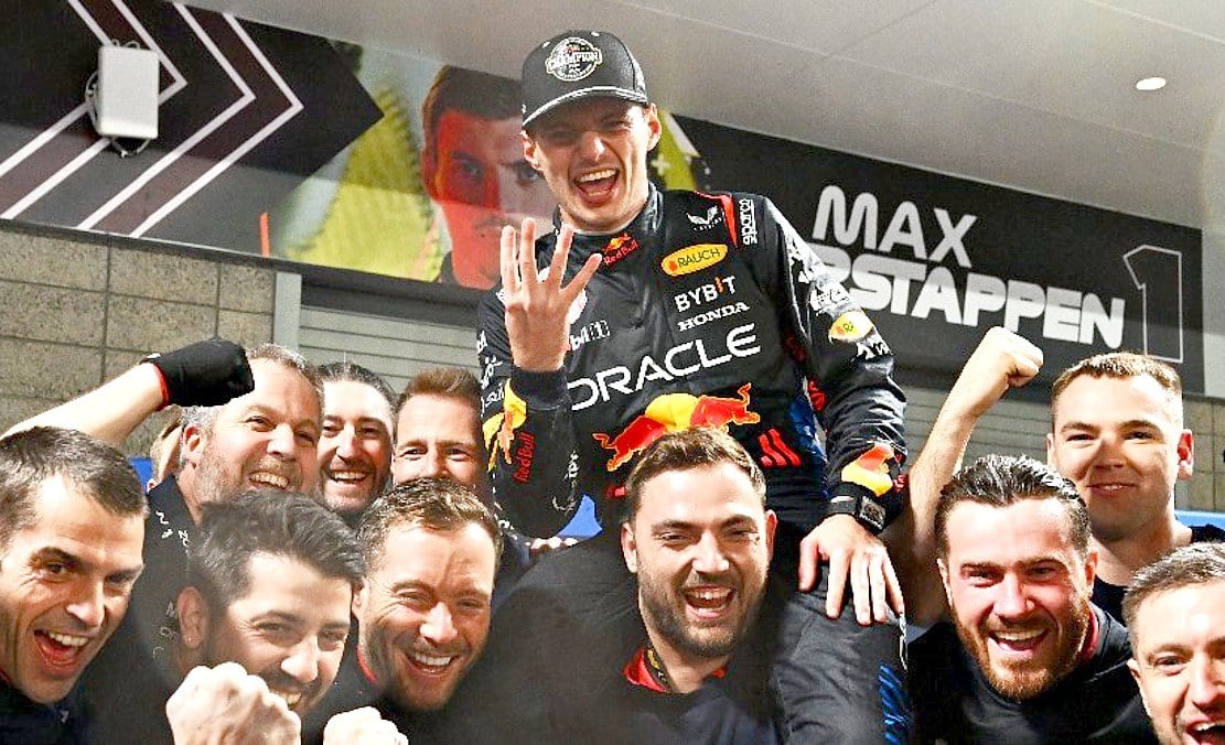 Verstappen wins fourth F1 championship, Russell wins Las Vegas Grand Prix